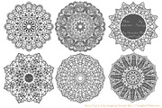 Pewter Grey Round Lace Doilies, an Illustration by Amanda Ilkov (Thumbnail 3 of 4)