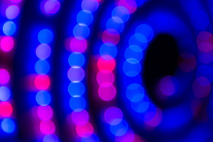Abstract lights in spiral circle, an Abstract Photo by Vapi