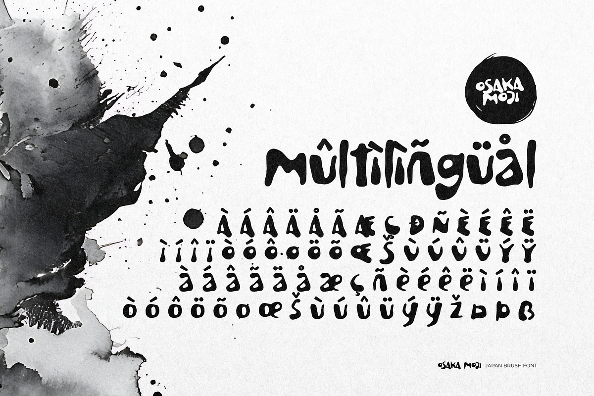 Osaka Moji - Japan Brush Font, a Font by ikiiko (Photo 7 of 7)