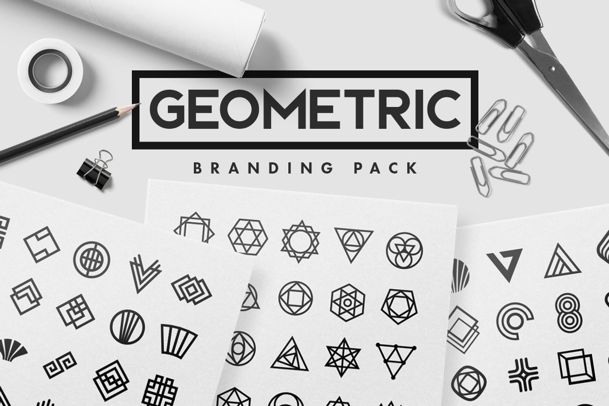 Geometric Branding Pack, a Branding & Logo Template by Tugcu Design Co.