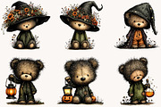 Whimsical Halloween Teddy Bear, a Seasonal Illustration by Designworld (Thumbnail 3 of 7)