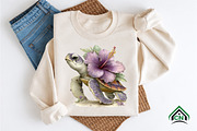 Summer Sea Turtle Clipart, an Illustration by Craft Nest (Thumbnail 9 of 12)