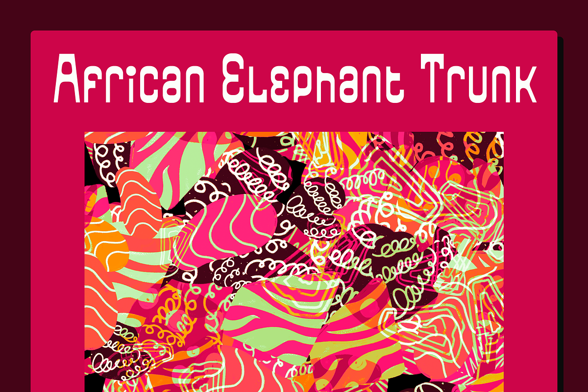African Elephant Trunk