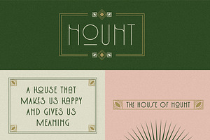 Monterio - Modern Art Deco Typeface