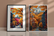 Oil Painting Style Cityscape, a Decorative Illustration by Housui Patterns (Thumbnail 6 of 9)