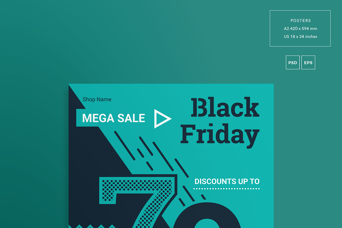 Black Friday Flyer Template Bundle, a Flyer Template by Amber Graphics (Photo 7 of 19)