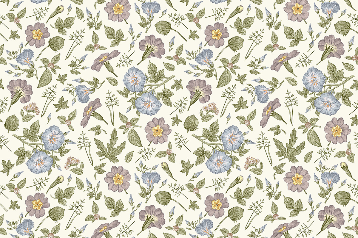 3 Wedding Cards + Seamless Pattern, a Pattern Graphic by Vintage (Photo 6 of 15)