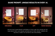 120 Frame Interior Mockup Prompts, an Arts & Entertainment Photo by Selenique Studio (Thumbnail 4 of 7)