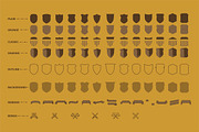 Shield and Ribbons, an Object Graphic by Dega Syukurilah (Thumbnail 2 of 4)