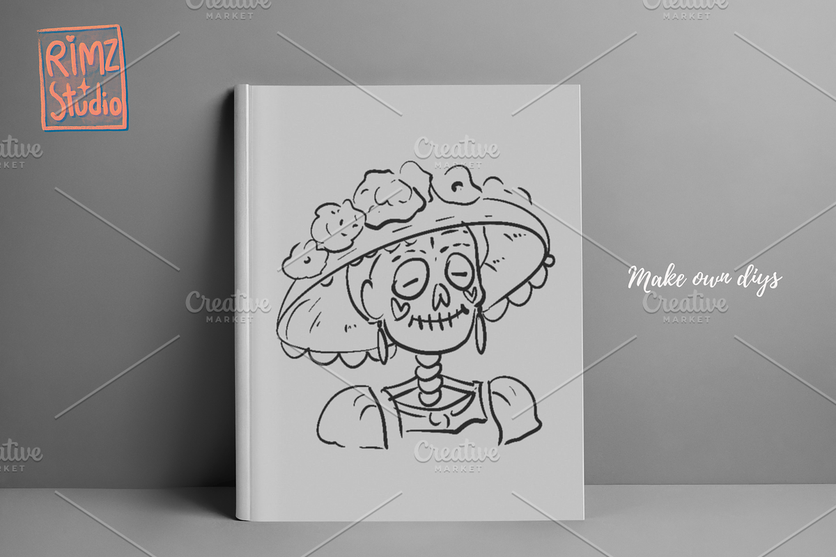 Dia de los Muertos Clipart PNG, an Object Illustration by RimzStudio (Photo 5 of 9)