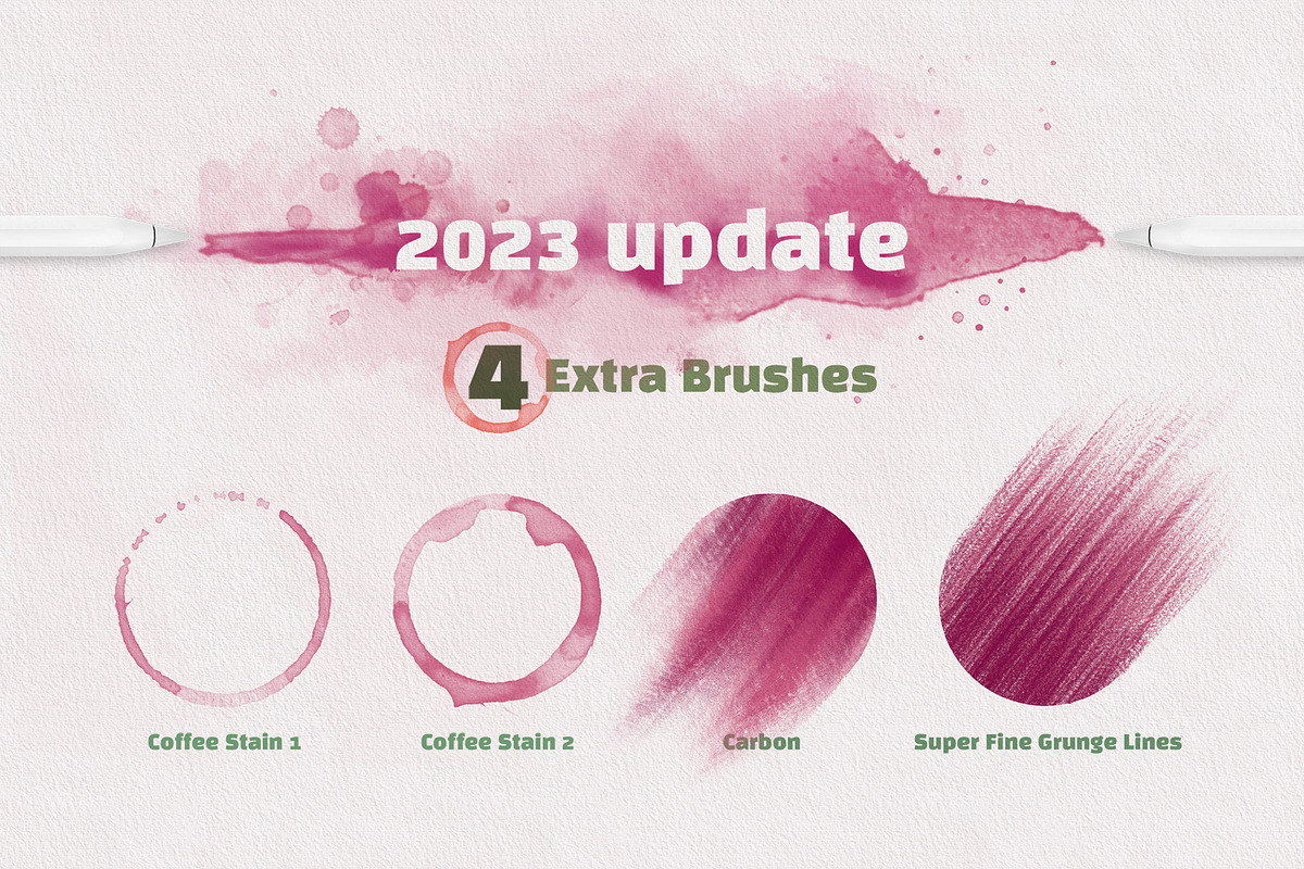 Wet & Dry Photoshop Brush Set, a Brush Add-On by Shoutbam (Photo 2 of 10)
