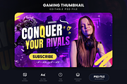 Gaming Youtube Thumbnails, a Social Media Template by Ammad (Thumbnail 2 of 5)