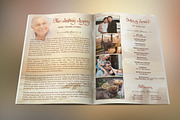 Forever Funeral Program Template PSD, a Templates & Theme by Godserv Designs (Thumbnail 2 of 6)