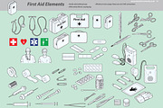 First Aid Elements, an Object Graphic by Industrial Artworks (Thumbnail 1 of 3)
