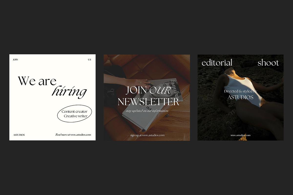 AestheticBusiness Instagram Template, a Templates & Theme by hk__dsgn (Photo 3 of 11)