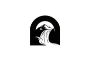 Waterfall Arch Landscape SVG Bundle, an Illustration by jahid234 (Thumbnail 27 of 31)