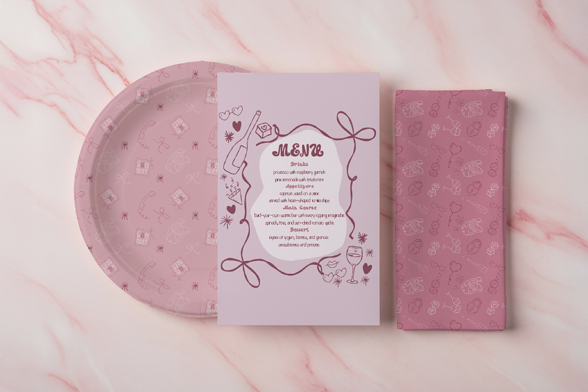 Galentine’s Valentine Bundle, a Handwritten Font by Little Creative Scribbles (Photo 4 of 8)