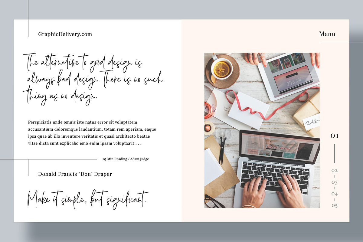 Rising Moon Handwritten Font preview 3
