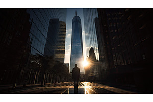 sun shadow light effect ai generated, an Architecture Photo by pikepicture