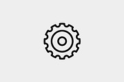 Settings, an Outline Icon by Jordy (Thumbnail 1 of 2)