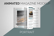 Animated Magazine Mockup | Portrait, a Print Template by wowproduction (Thumbnail 2 of 2)