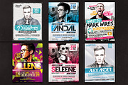 12 DJ Event Flyers + FB Covers, a Flyer Template by Graphicdome (Thumbnail 3 of 5)