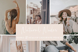 5 NATURAL NUDE LIGHTROOM PRESETS