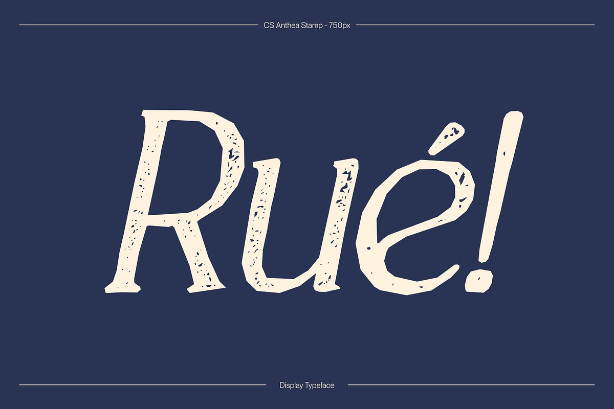 CS Anthea Stamp, a Serif Font by Craft Supply Co. (Photo 2 of 7)