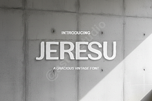 Jeresu | Elegant Editorial Serif Typ