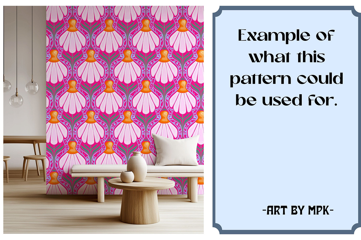 Stylized Daisies - Repeat Pattern, a Pattern Graphic by MissPerfectKaos (Photo 5 of 7)
