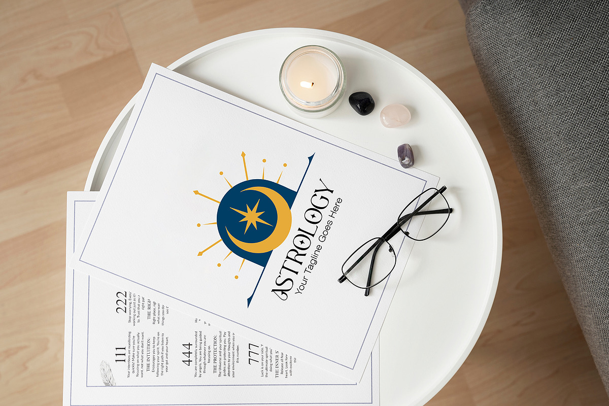 Astrology & Spiritual Logo Design, a Branding & Logo Template by YUDesignStore (Photo 6 of 7)