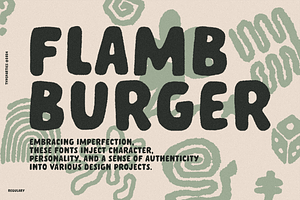 Flamb Burger Handwritten Font