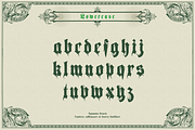 Aquenta Fracta, a Blackletter Font by ilhamtaro (Thumbnail 7 of 10)