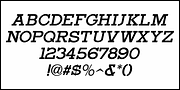 Trade Paper JNL, a Slab Serif Font by Jeff Levine Fonts (Thumbnail 5 of 5)