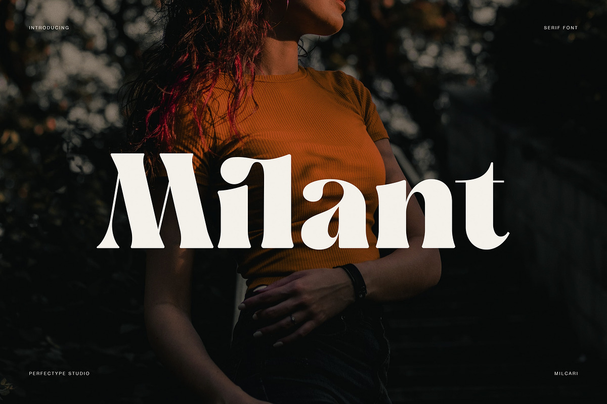 Milant Elegant Modern Serif Font, a Serif Font by Perfectype (Photo 1 of 8)