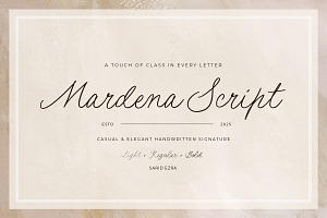 Mardena - Casual Handwritten Script, a Script Font by Sarid Ezra