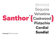 Santhor, a Sans Serif Font by Propertype (Thumbnail 5 of 16)