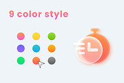 Frosted Glass Icons Set, an Icon by Amazing Custom Icons (Thumbnail 3 of 8)