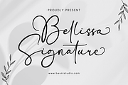 Bellissa Modern Signature Font, a Script Font by Basnistudio (Thumbnail 1 of 10)