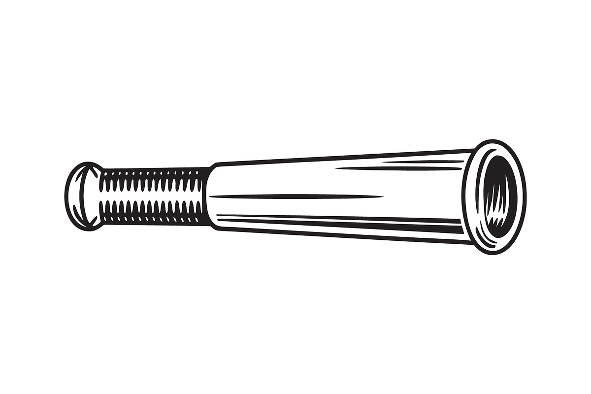 Baseball Bat Vector silhouette, an Object Graphic by Billah Hub (Photo 3 of 3)