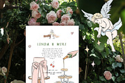 Hand Drawn Wedding Illustrations 300, an Object Graphic by whiteheartdesign (Thumbnail 10 of 24)