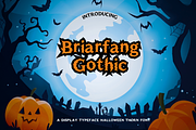 Briarfang Gothic Halloween Display, a Blackletter Font by AN Productions (Thumbnail 1 of 5)