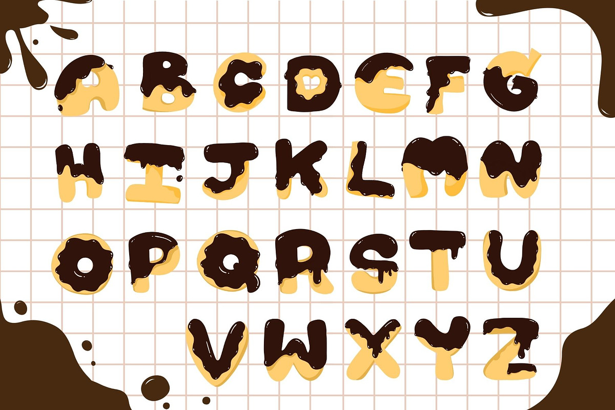Melting Chocolate Alphabet Cookies, a School & Education Photo by PKshop (Photo 2 of 3)