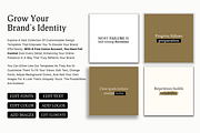 50 INSPIRING INSTAGRAM TEMPLATES, a Social Media Template by RB Boutique (Thumbnail 4 of 9)