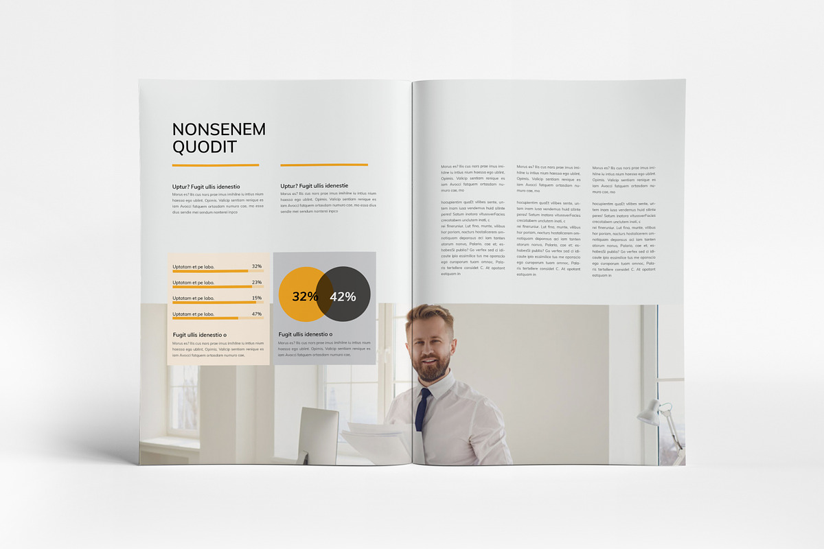 Annual Report Template I Canva, a Brochure Template by PixWork (Photo 8 of 9)