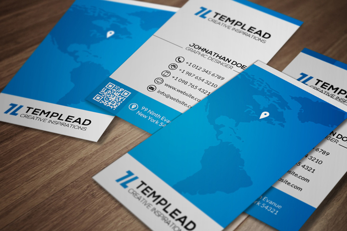 Corporate Business Card CM065, a Business Card Template by annozio (Photo 1 of 4)