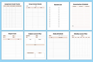 Editable Nursing Student Planner