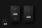 5 in 1 Vertical Luxury Business Card, a Business Card Template by Ctrl space studio (Thumbnail 5 of 5)