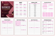 Editable 2027 Business Planner, a Stationery Template by Shumaya (Thumbnail 2 of 6)