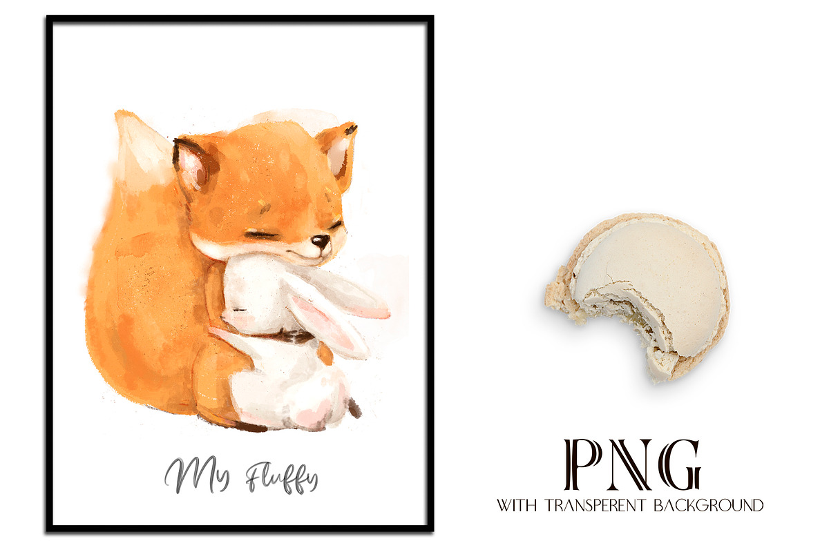 My Fluffy, an Animal Illustration by Eve Farb (Photo 2 of 2)